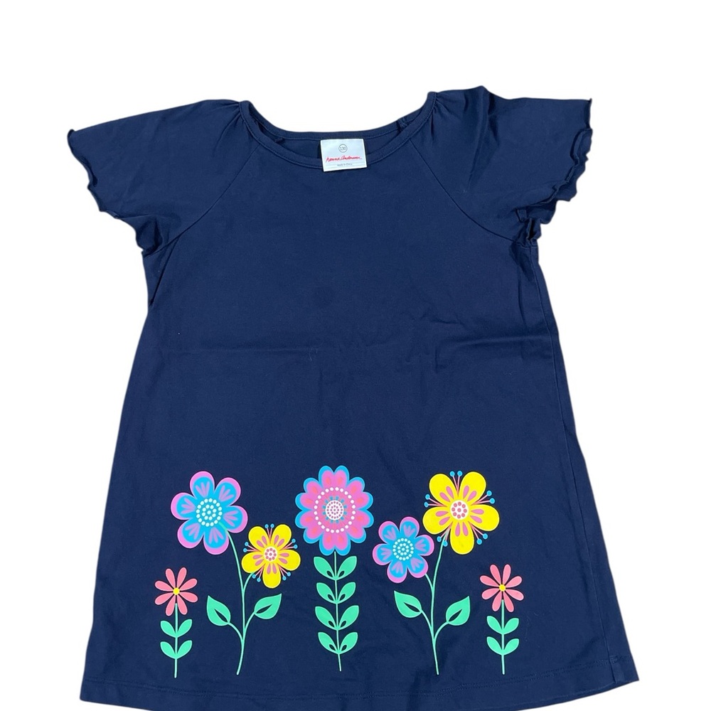 Hanna Andersson Deep Blue Cotton Shirt